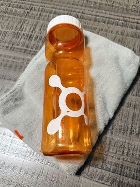 Orangetheory Orange Water Bottle with White Logo